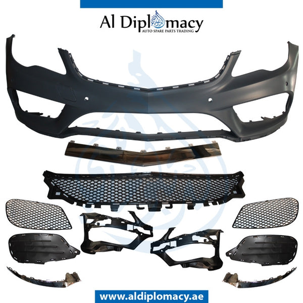 Front Bumper, WITH SENSOR Hole, Amg, COMPLETE for Mercedes-Benz E-Class Coupe W207 (2009-2017) models, Part Number T-2078857925-CO