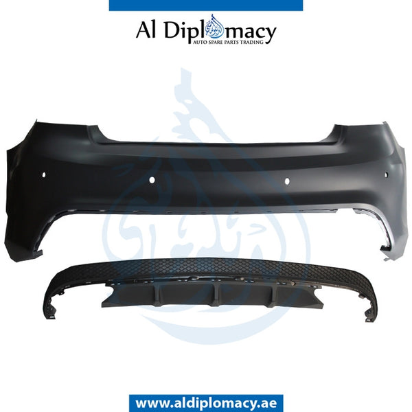 Rear Bumper, WITH SENSOR Hole, Amg, COMPLETE for Mercedes-Benz E-Class Coupe W207 (2009-2017) models, Part Number T-2078858025-CO