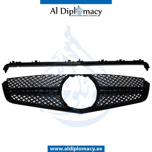 SHOW Grille, BLACK for Mercedes-Benz E-Class Coupe W207 (2009-2017) models, Part Number T-207GRILL-BK STYLE 2014