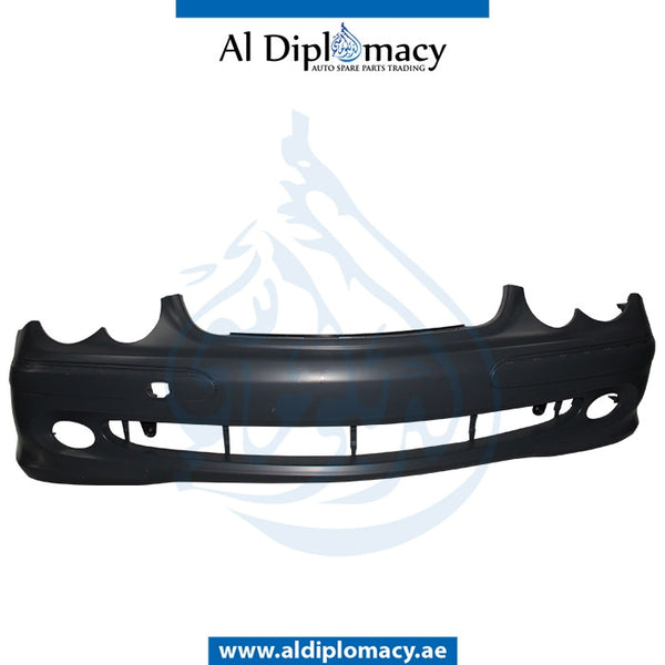 Front Bumper, WITHOUT SENSOR Hole, NORMAL for Mercedes-Benz CLK Class C209 (2002-2010) models, Part Number T-2098850425