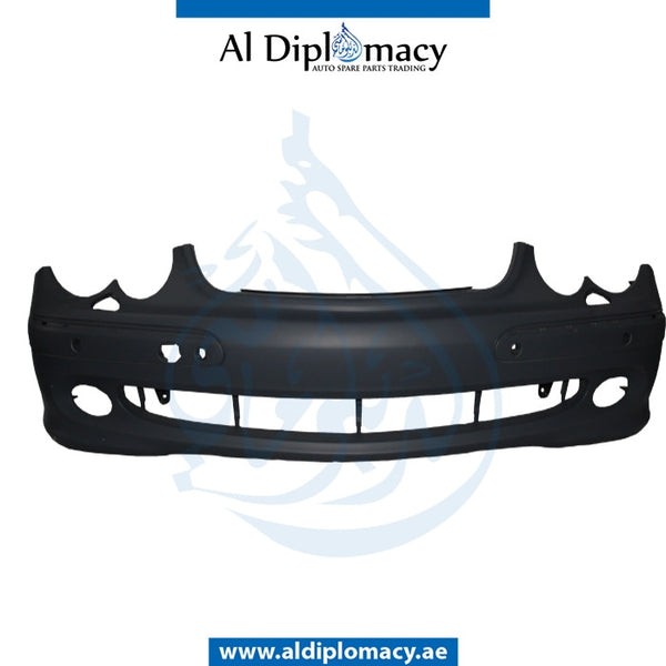 Front Bumper, WITH WIPER HOLE for Mercedes-Benz CLK Class C209 (2002-2010) models, Part Number T-2098850725