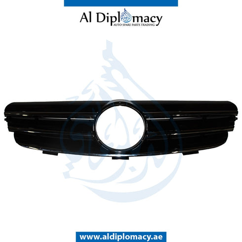 SHOW Grille, Black, 3 LINES for Mercedes-Benz CLK Class C209 (2002-2010) models, Part Number T-209GRILL-BK(3lINE)