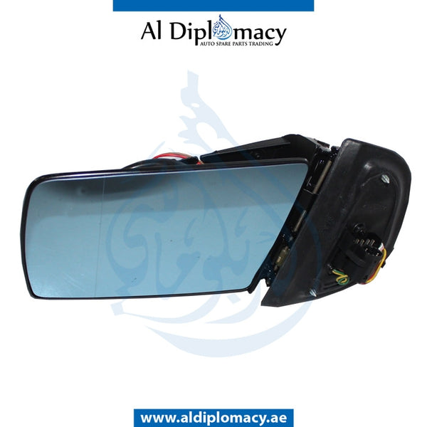 Left Mirror Frame, WITH Glass, WITHOUT COVER for Mercedes-Benz E Class W140 (1992-1999) models, Part Number T-2108100916