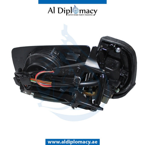 Right Mirror Frame, WITH Glass, WITHOUT COVER for Mercedes-Benz E Class W140 (1992-1999) models