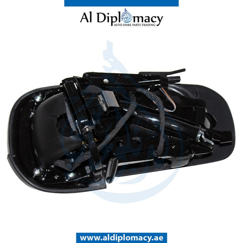 Left Mirror Frame, WITH Glass, WITHOUT COVER for Mercedes-Benz E Class W210 (1996-2002) models, Part Number T-2108101176