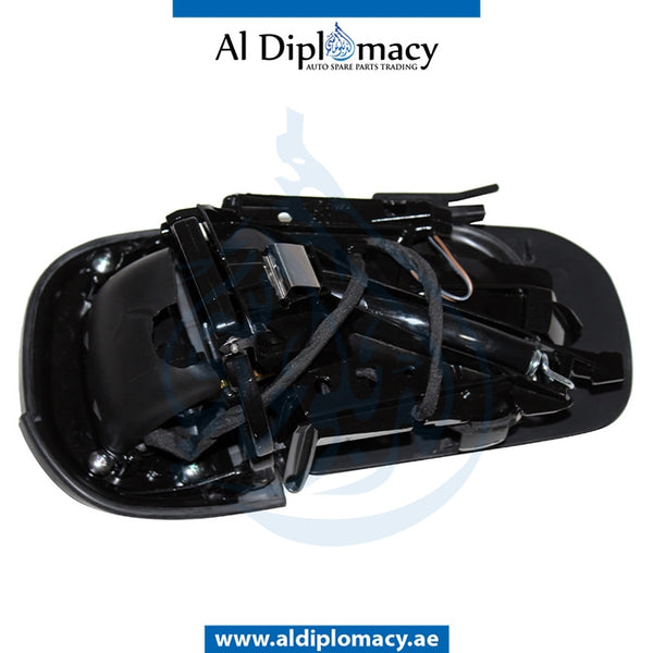 Left Mirror Frame, WITH Glass, WITHOUT COVER for Mercedes-Benz E Class W210 (1996-2002) models, Part Number T-2108101176