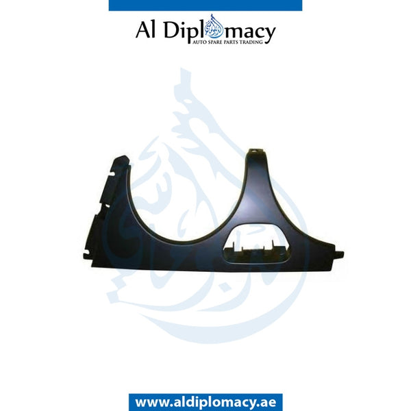 Left Lower HEADLIGHT MOLDING COVER for Mercedes-Benz E Class W210 (1996-2002) models, Part Number T-2108200312