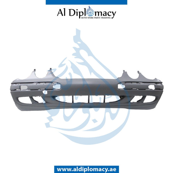 Front Bumper, WITHOUT WIPER HOLE for Mercedes-Benz E Class W210 (1996-2002) models, Part Number T-2108851825