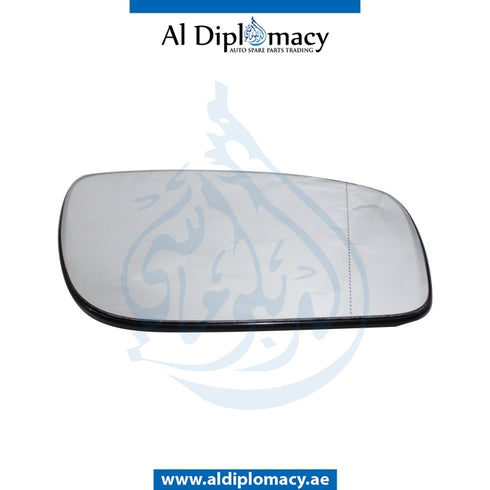 Right Mirror GLASS for Mercedes-Benz E Class W211 (2002-2009) models, Part Number T-2118101021-H