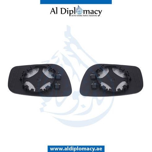 Mirror Glass, SET for Mercedes-Benz E Class W211 (2002-2009) models