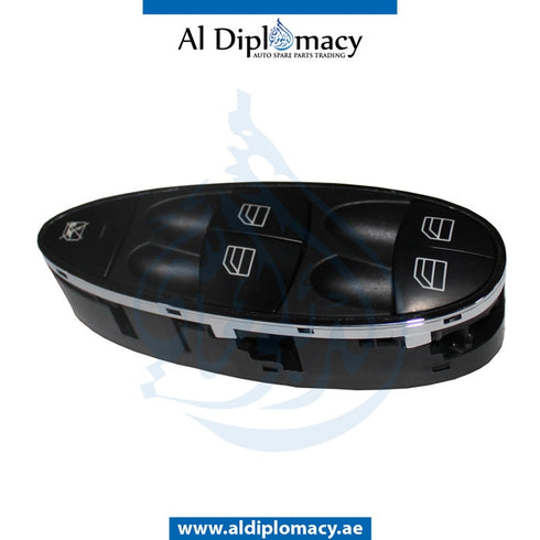 Front Left DOOR WINDOW SWITCH for Mercedes-Benz CLS Class W211 (2002-2009) models, Part Number T-2118213679