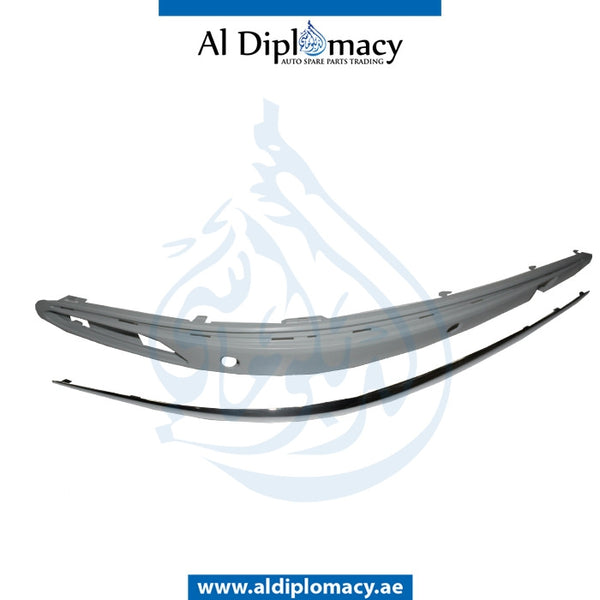 Front Right BUMPER Cover, WITH Sensor, AND REFLECTOR HOLE for Mercedes-Benz E Class W211 (2002-2009) models, Part Number T-2118801212