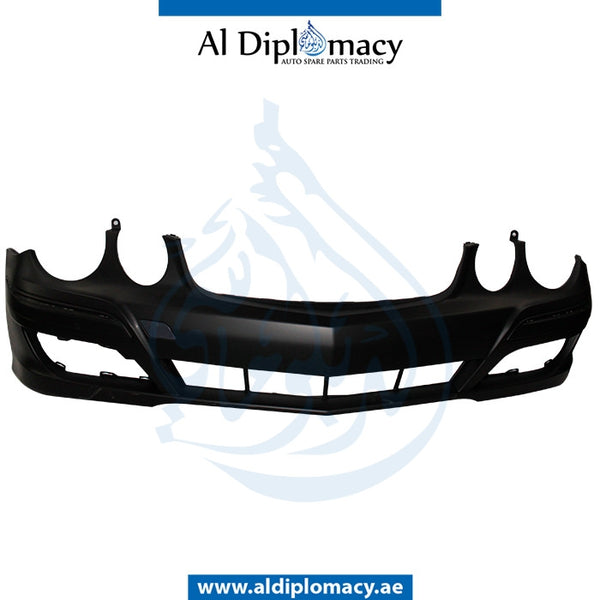 Front Bumper, WITHOUT SENSOR Hole, NORMAL for Mercedes-Benz E Class W211 (2002-2009) models, Part Number T-2118801540