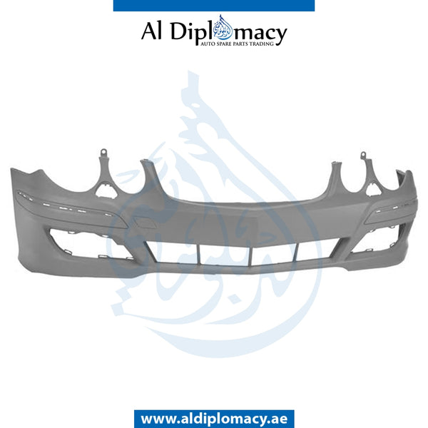 Front Bumper, WITHOUT SENSOR Hole, WITH WIPER HOLE for Mercedes-Benz E Class W211 (2002-2009) models, Part Number T-2118801640