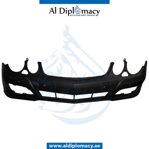 Front Bumper, WITH SENSOR AND WIPER HOLE for Mercedes-Benz E Class W210 (1996-2002) models, Part Number T-2118801840