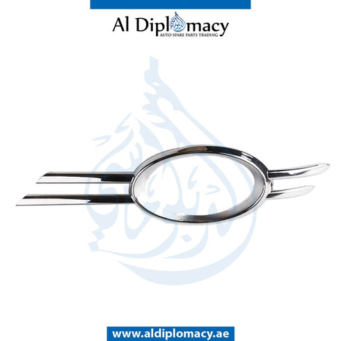 Left FOG LAMP TRIM Ring, CHROME for Mercedes-Benz E Class W211 (2002-2009) models, Part Number T-2118851174