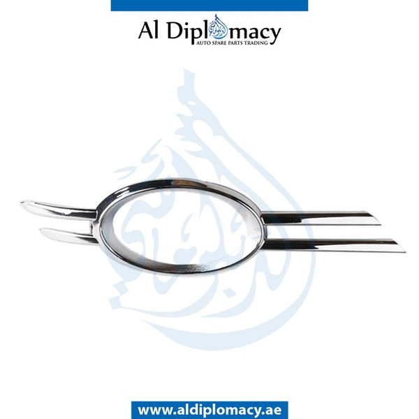 Right FOG LAMP TRIM Ring, CHROME for Mercedes-Benz E Class W211 (2002-2009) models, Part Number T-2118851274