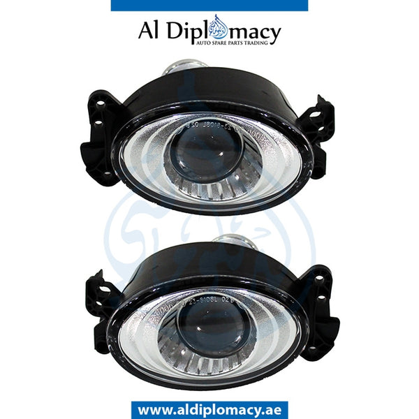 FOG Lamp, Chrome, SET for Mercedes-Benz E Class W211 (2002-2009) models, Part Number T-211FOG LAMP(07)-CH