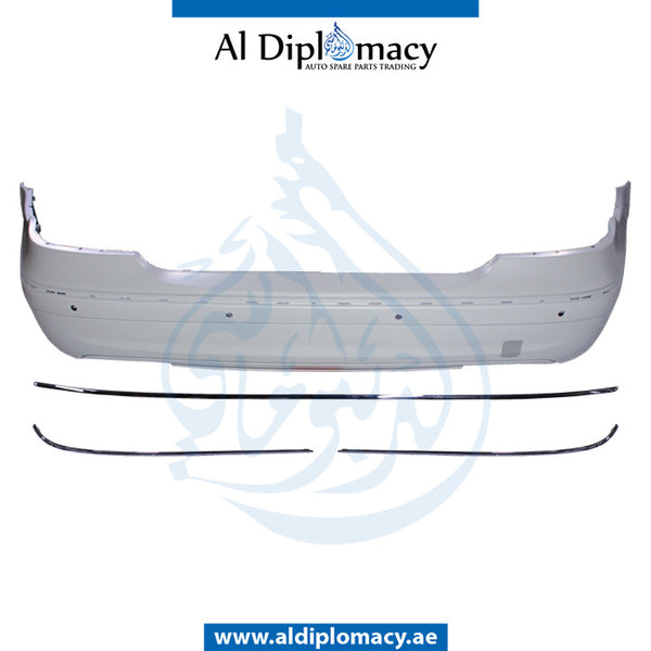 Rear Bumper, With Sensor Hole, Amg 63, Mercedes-Benz E Class W211 Models By Taiwan
