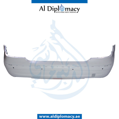 Rear Bumper, WITH SENSOR Hole, AMG 63 for Mercedes-Benz E Class W211 (2002-2009) models, Part Number T-211RB63+S