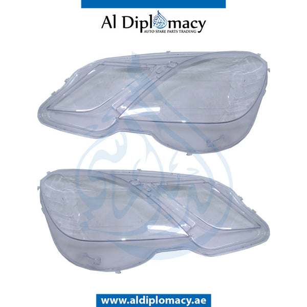 HEADLIGHT Glass, SET 2011 for Mercedes-Benz E Class W212 (2009-2016) models, Part Number T-212 HL GLASS 2011 SET
