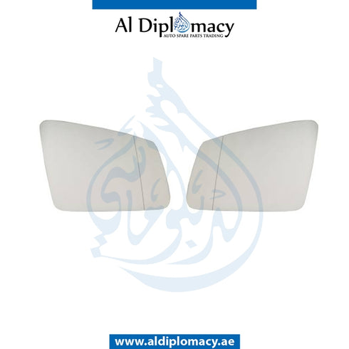 Mirror Glass, SET for Mercedes-Benz CL Class W212 (2009-2016) models, Part Number T-2128101721+T-2128102521