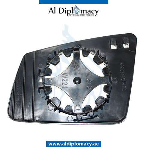 Right Mirror GLASS for Mercedes-Benz CL Class W212 (2009-2016) models, Part Number T-2128102521
