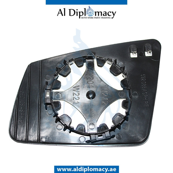 Right Mirror GLASS for Mercedes-Benz CL Class W212 (2009-2016) models, Part Number T-2128102521