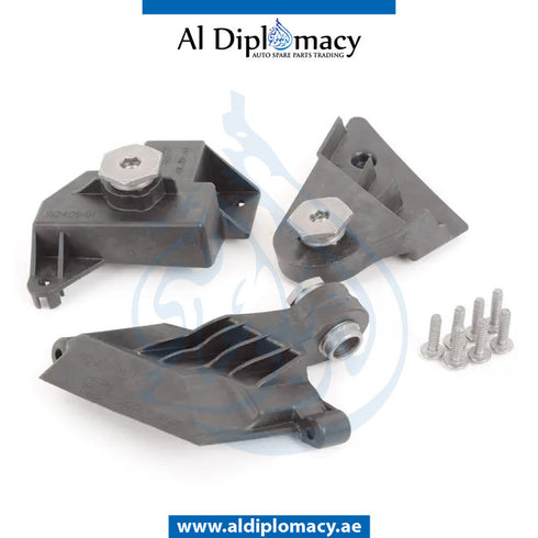 HEADLIGHT BRACKET REPAIR Kit, SET for Mercedes-Benz E Class W212 (2009-2016) models, Part Number T-2128201314/1414