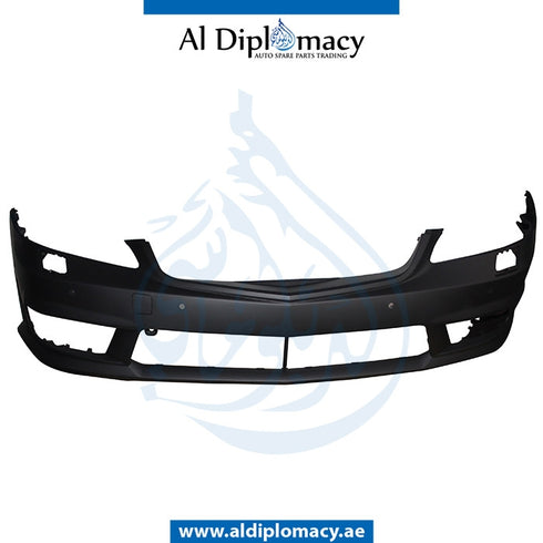 Front Bumper, WITH SENSOR Hole, COMPLETE for Mercedes-Benz E Class W212 (2009-2016) models