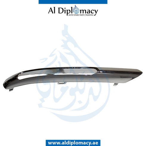 Front Left Lower BUMPER FOG LAMP GRILLE MOLDING for Mercedes-Benz E Class W212 (2009-2016) models, Part Number T-2128851574