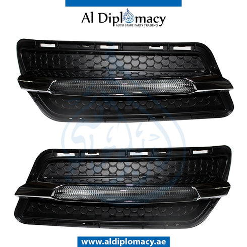 Front Lower BUMPER Grille, Amg, Set, COMPLETE for Mercedes-Benz E Class W212 (2009-2016) models, Part Number T-2128851753/1853