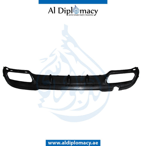 Rear BUMPER Diffuser, Silver, COMPLETE for Mercedes-Benz E Class E63 (2003-2010) models