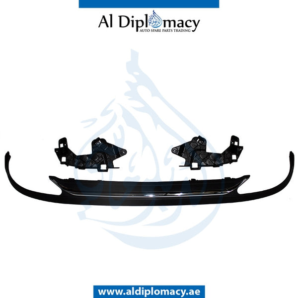 Rear BUMPER Diffuser, COMPLETE for Mercedes-Benz E Class W212 (2009-2016) models, Part Number T-2128858725-CO