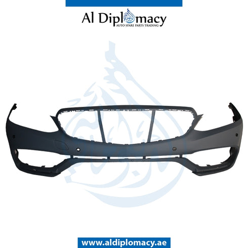 Front Bumper, WITH SENSOR Hole, AND SHOW Grille, AMG 63 for Mercedes-Benz E Class W212 (2009-2016) models