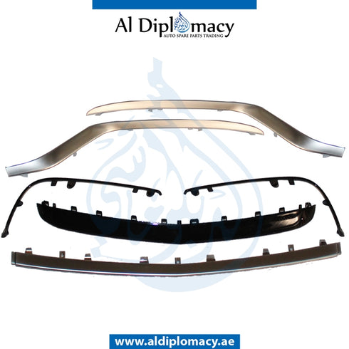 Front Bumper, WITH SENSOR Hole, AND SHOW Grille, AMG 63 for Mercedes-Benz E Class W212 (2009-2016) models