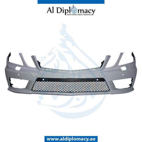 Front Bumper, WITH SENSOR AND WIPER Hole, AMG 63 for Mercedes-Benz E Class W212 (2009-2016) models