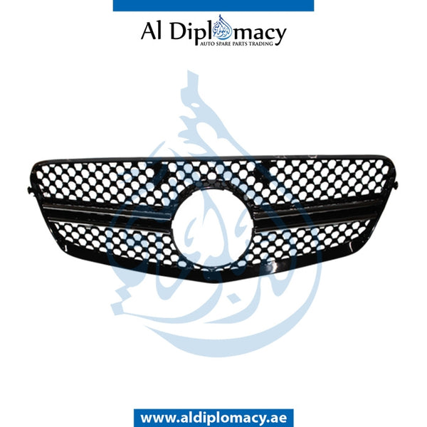SHOW Grille, 63 Style, Black, FIT FOR W212 FROM 2010-2013 for Mercedes-Benz E Class W212 (2009-2016) models, Part Number T-212GRILL-BK(63)STYLE 2014