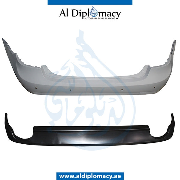 Rear Bumper, WITH SENSOR Hole, AMG 63 for Mercedes-Benz E Class W212 (2009-2016) models, Part Number T-212RB(63)+S