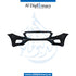 Mercedes-Benz E Class W213 Front Bumper, With Sensor Hole, Amg, Complete - China, Part Number 2138852700