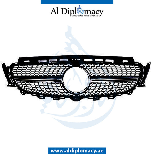 SHOW Grille, BLACK for Mercedes-Benz E Class W213 (2017-2023) models, Part Number T-2138880123-BK