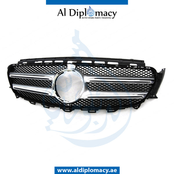SHOW Grille, SILVER for Mercedes-Benz E Class W213 (2017-2023) models, Part Number T-2138880223-SL