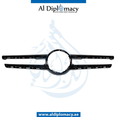 SHOW GRILLE Molding, BLACK for Mercedes-Benz E Class W213 (2017-2023) models, Part Number T-2138880260 9040