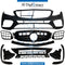 Front Bumper, WITH SENSOR Hole, AND Grille, 63 LOOK for Mercedes-Benz E Class W213 (2017-2023) models, Part Number T-213FB(63)-2016 W-GRILLE