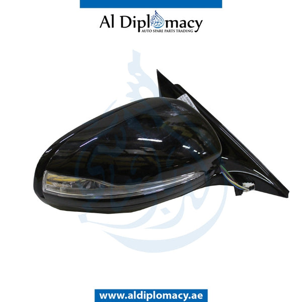 Right Mirror, BLACK for Mercedes-Benz E Class W213 (2017-2023) models, Part Number T-213MIR-RH-BK