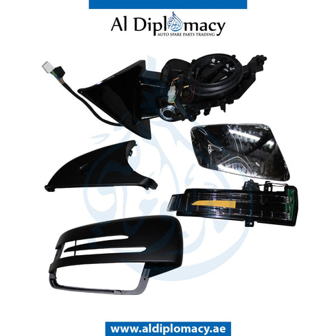 Right Mirror, COMPLETE for Mercedes-Benz CL Class W216 (2006-2014) models, Part Number T-2168101476-C