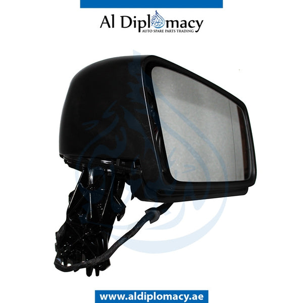 Right Mirror, WITH Glass, Cover, AND Lamp, COMPLETE for Mercedes-Benz CLS Class W218 (2011-2018) models, Part Number T-2188100476-CO