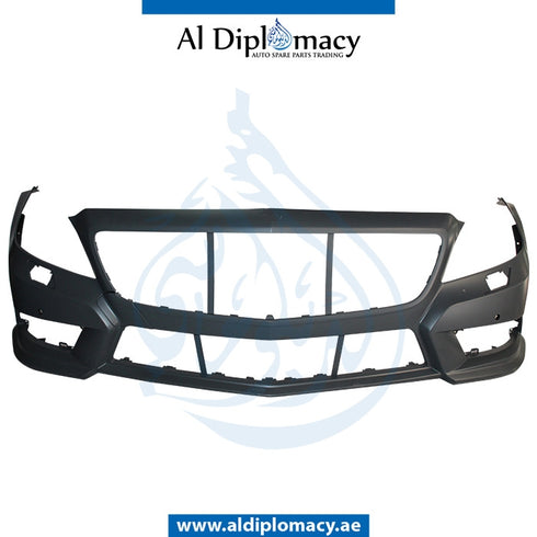 Front Bumper, WITH SENSOR AND WIPER Hole, AMG for Mercedes-Benz CLS Class W218 (2011-2018) models, Part Number T-2188800740