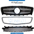 SHOW Grille, Black, UPGRADE FROM 2011-2014 TO 2016 LOOK for Mercedes-Benz CLS Class W218 (2011-2018) models, Part Number T-218GRILL(2016)STYLE-BK