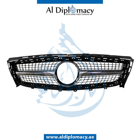 SHOW Grille, Black, UPGRADE FROM 2011-2014 TO 2016 LOOK for Mercedes-Benz CLS Class W218 (2011-2018) models